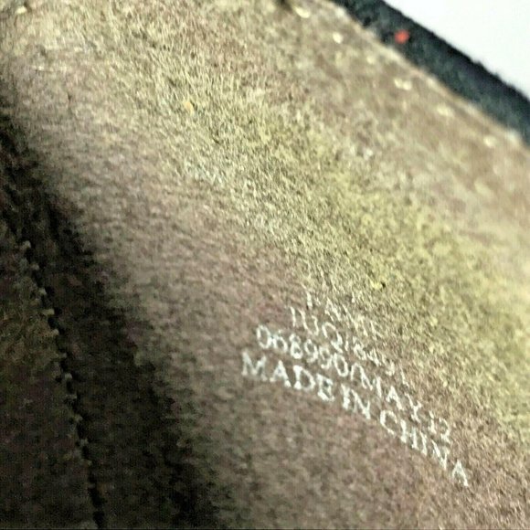 Bongo Fame sz 6 stiletto metallic studs black sued - Picture 9 of 12